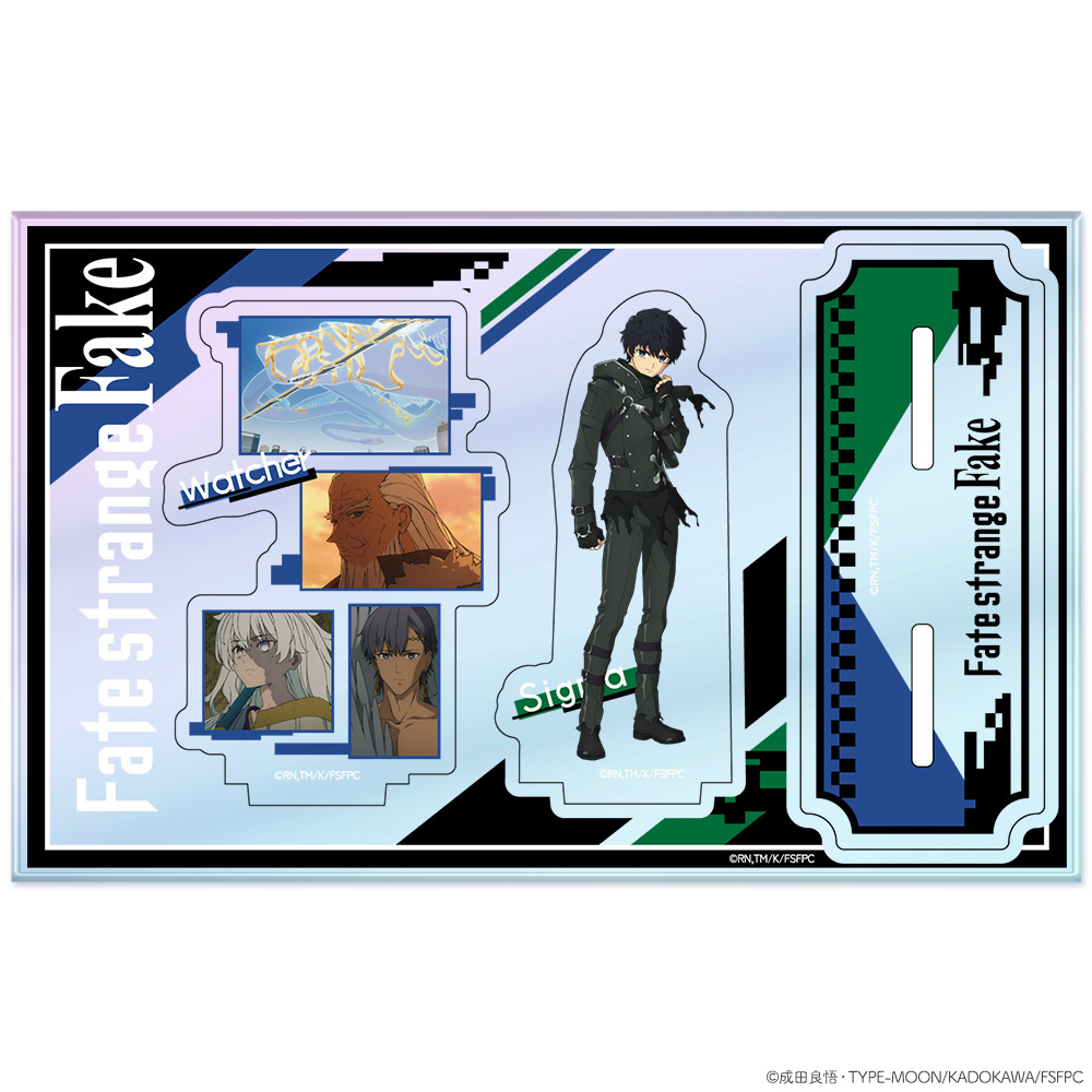 『Fate/strange Fake』オーロラアクリルニコスタンド シグマ&ウォッチャー 图片 2 | AniSmile