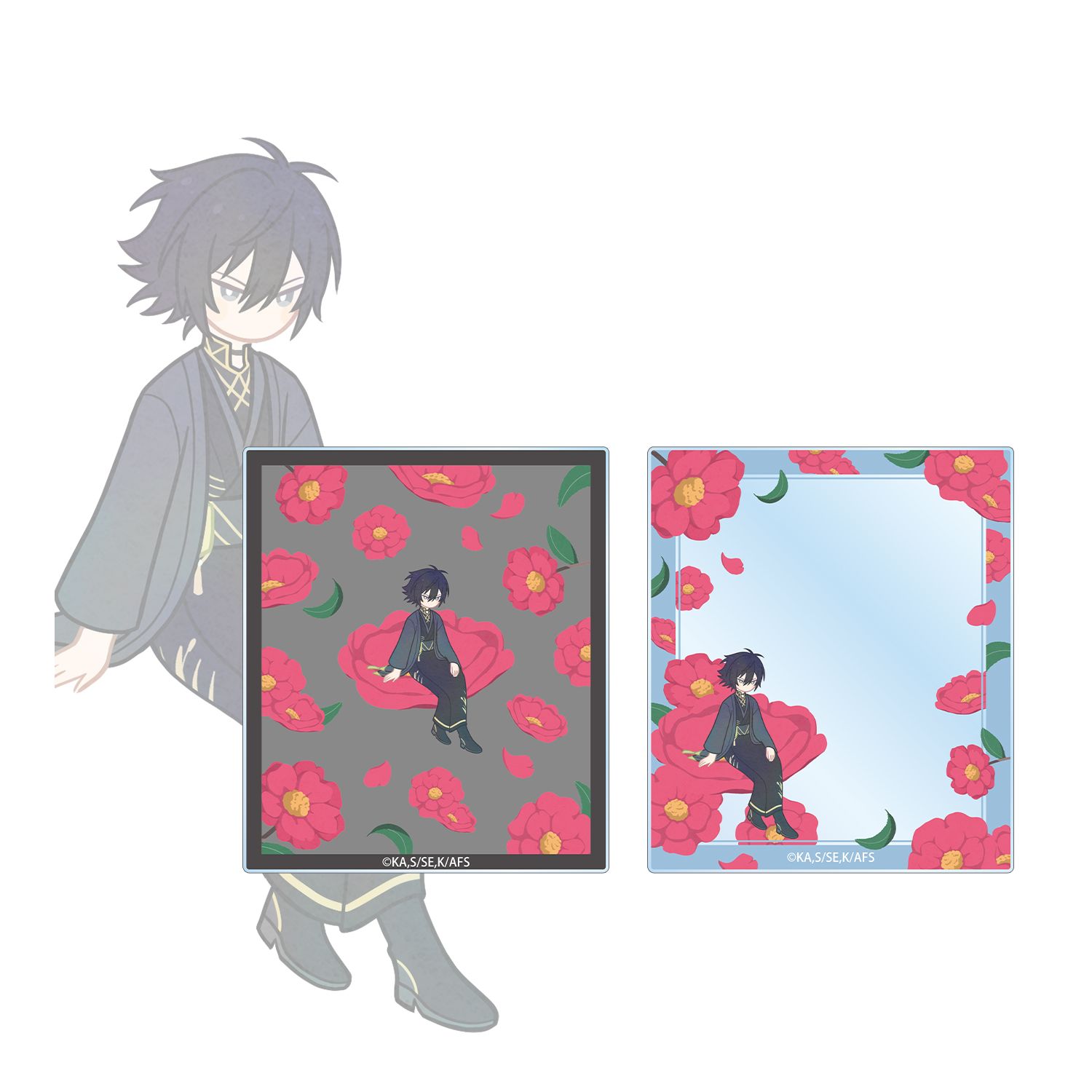 テレビアニメ『春夏秋冬代行者 春の舞』 寒椿狼星 Botania アクリルカード2枚セット - AniSmile
