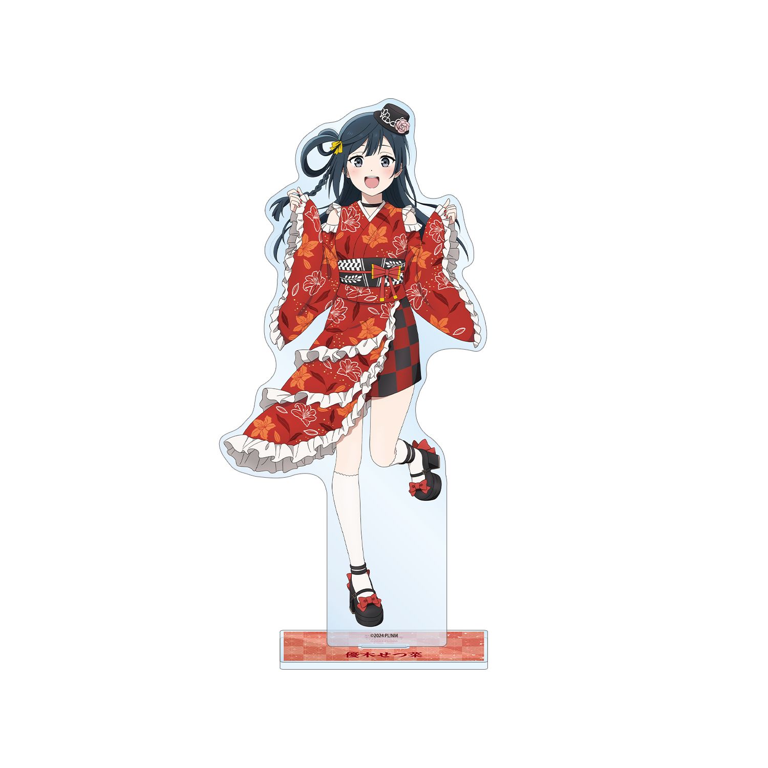 ラブライブ!虹ヶ咲学園スクールアイドル同好会 描き下ろし 優木せつ菜 着物ドレスver. 特大アクリルスタンド - AniSmile