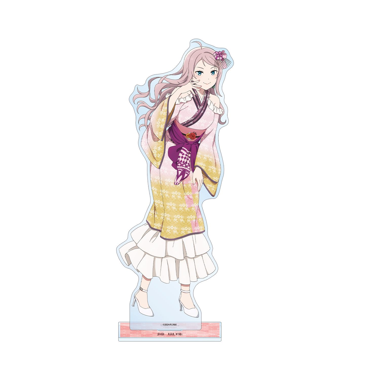 ラブライブ!虹ヶ咲学園スクールアイドル同好会 描き下ろし 鐘 嵐珠 着物ドレスver. 特大アクリルスタンド - AniSmile