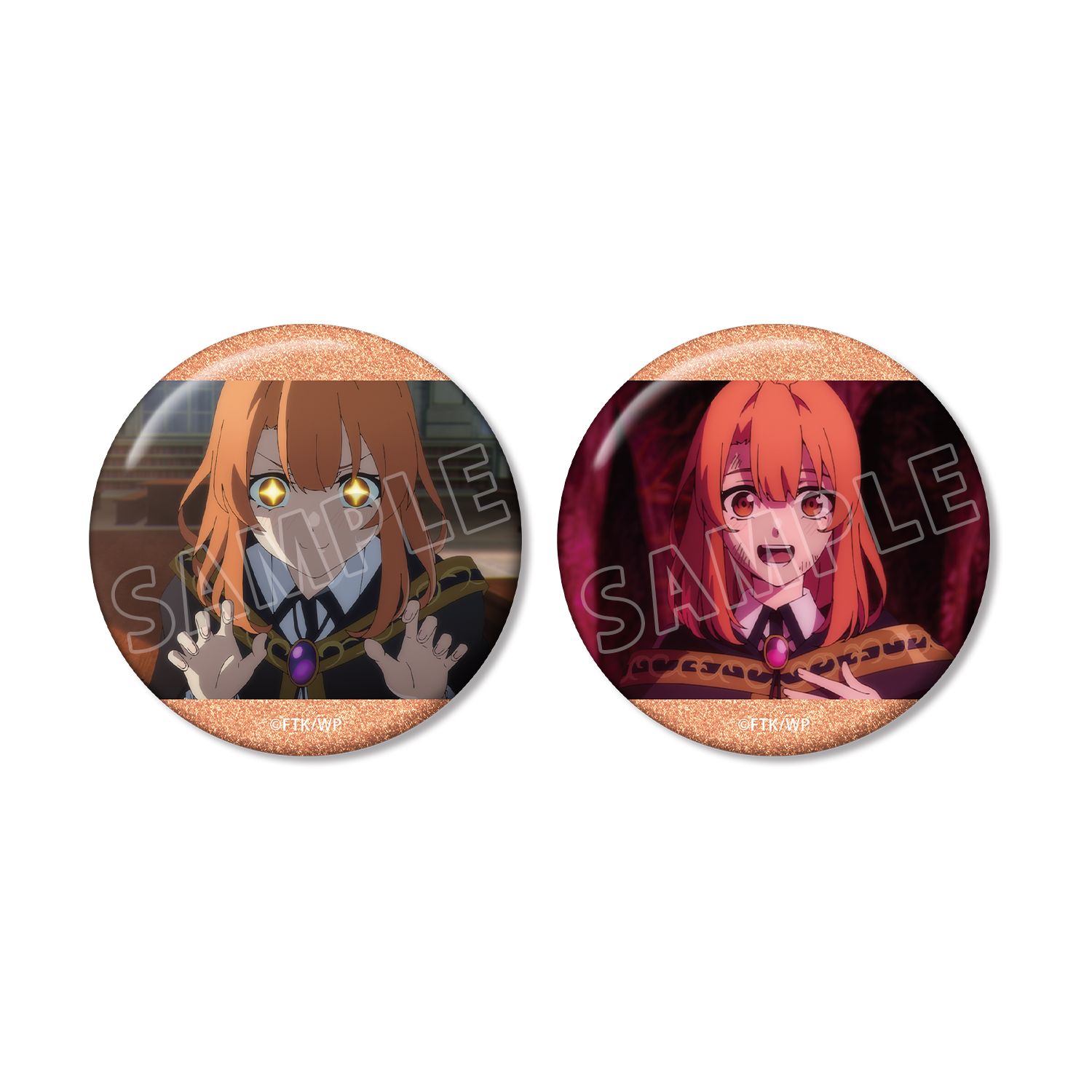 TVアニメ『杖と剣のウィストリア』Season2 コレット・ロワール 場面写グリッター缶バッジ2個セット - AniSmile