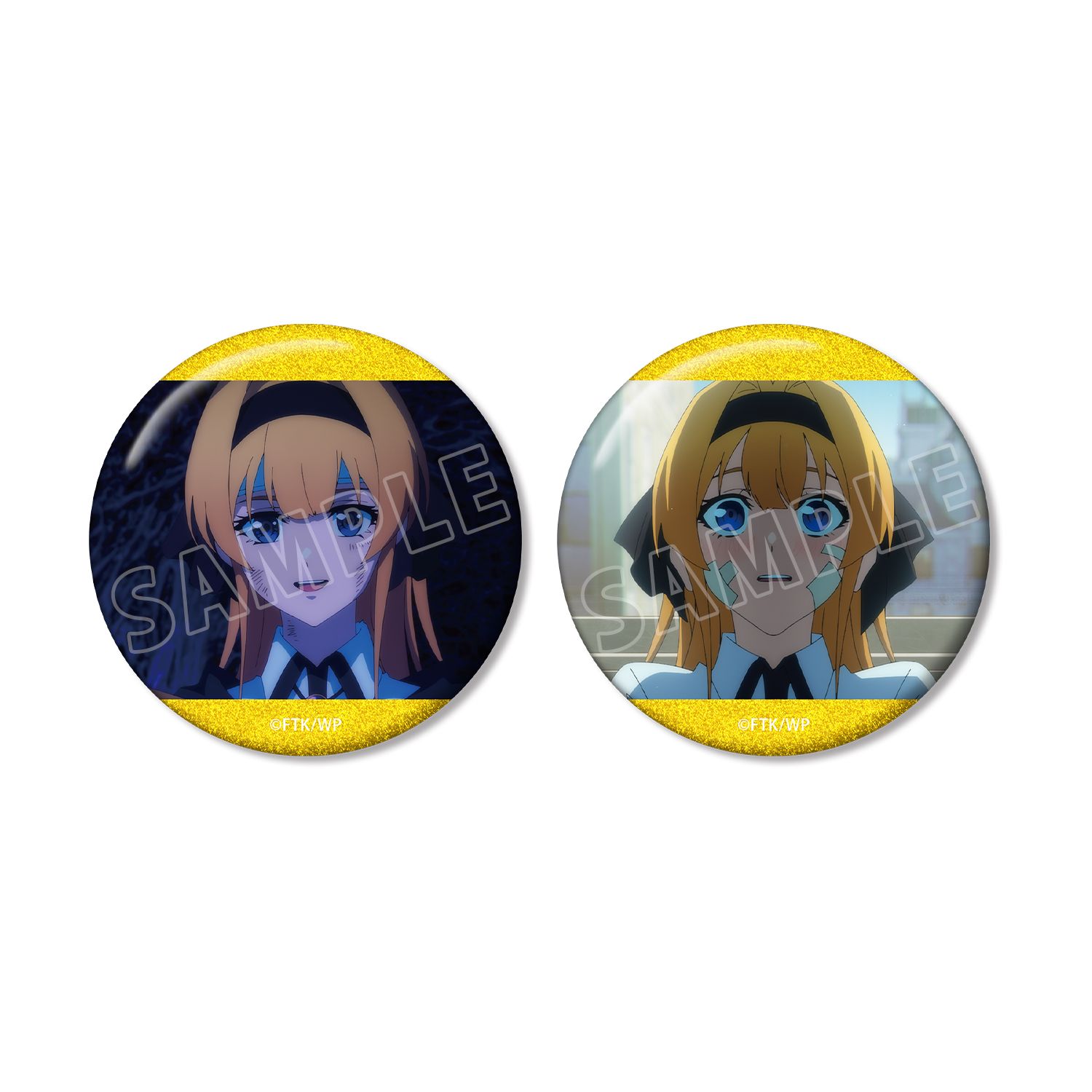 TVアニメ『杖と剣のウィストリア』Season2 リアーナ・オーウェンザウス 場面写グリッター缶バッジ2個セット - AniSmile