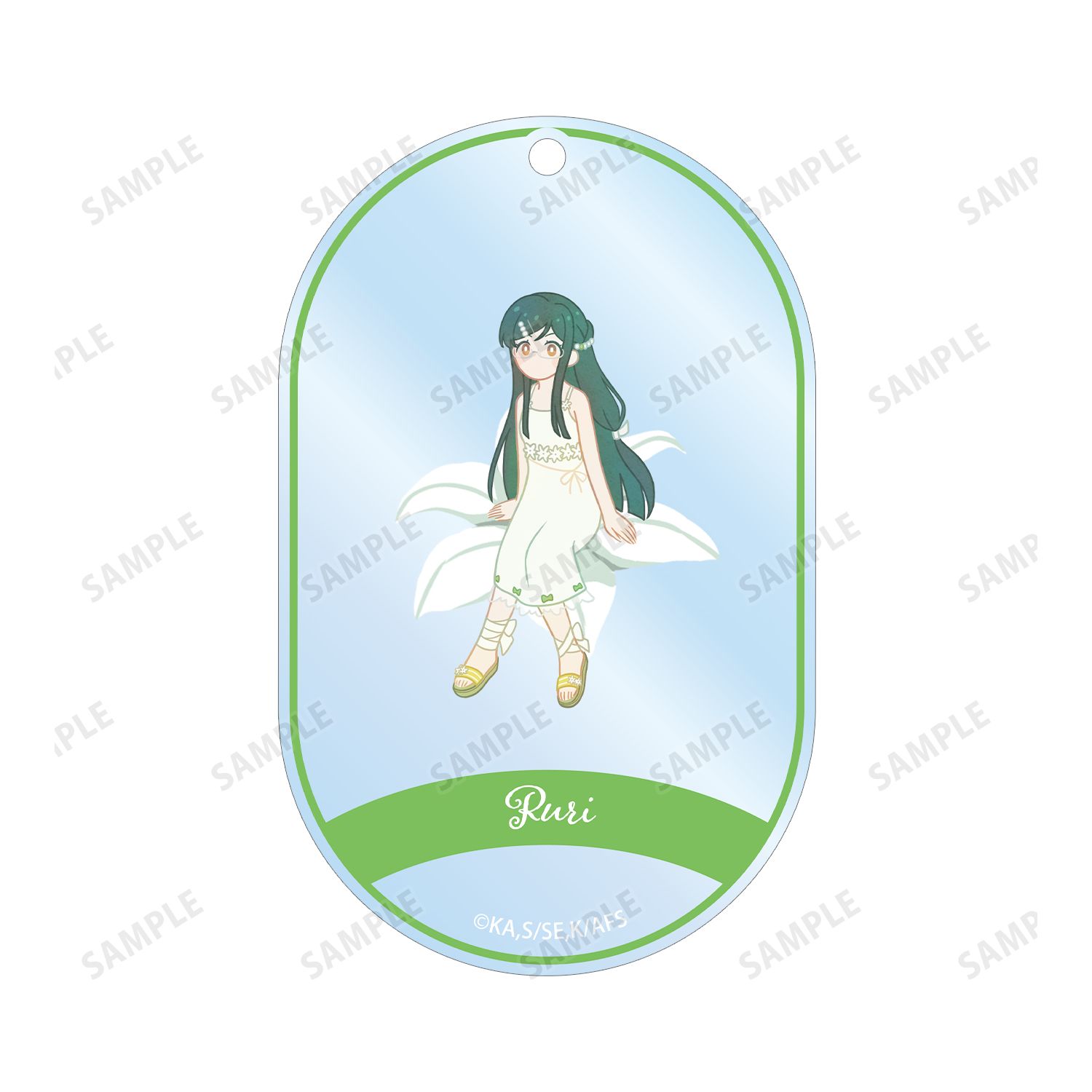 テレビアニメ『春夏秋冬代行者 春の舞』 葉桜瑠璃 Botania 2連ワイヤーBIGアクリルキーホルダー Image 3 | AniSmile