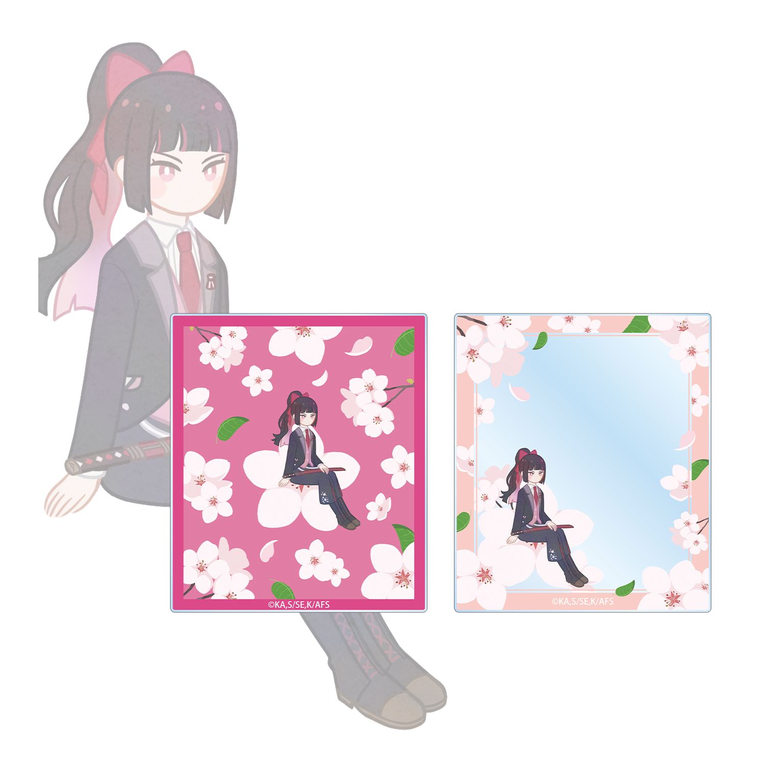 テレビアニメ『春夏秋冬代行者 春の舞』 姫鷹さくら Botania アクリルカード2枚セット - AniSmile