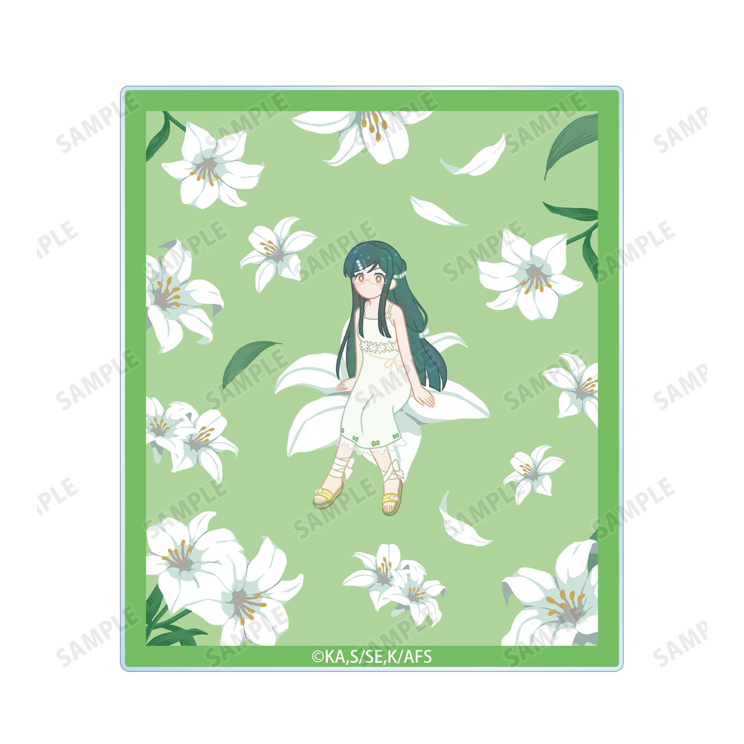 テレビアニメ『春夏秋冬代行者 春の舞』 葉桜瑠璃 Botania アクリルカード2枚セット Image 4 | AniSmile