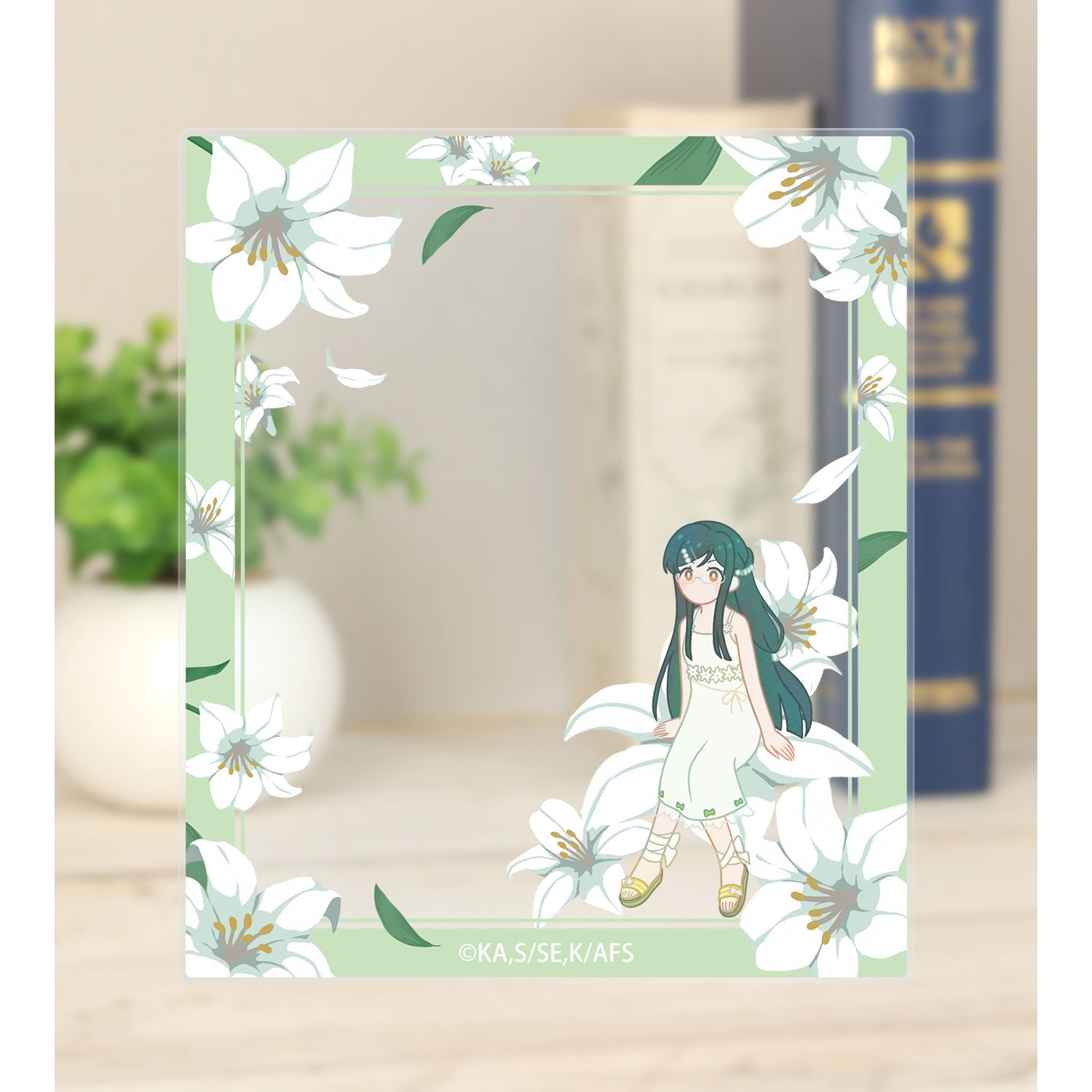 テレビアニメ『春夏秋冬代行者 春の舞』 葉桜瑠璃 Botania アクリルカード2枚セット Image 5 | AniSmile