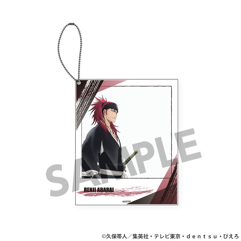 TVアニメ『BLEACH 千年血戦篇』 ポラロイド風アクリルキーホルダー 阿散井 恋次 - official product image | AniSmile