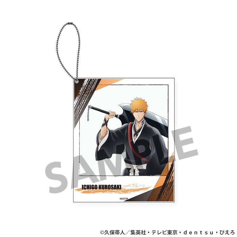 TVアニメ『BLEACH 千年血戦篇』 ポラロイド風アクリルキーホルダー 黒崎 一護 - AniSmile