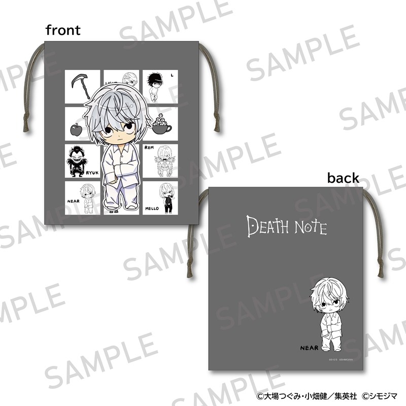 DEATH NOTE 巾着 シモジマコラボver. ニア - 官方商品图片 | AniSmile