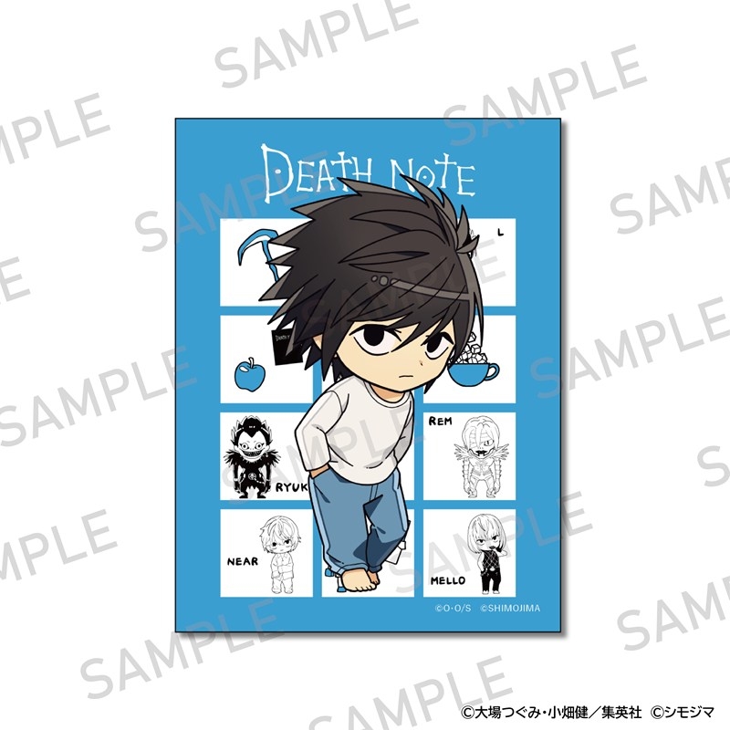 DEATH NOTE ステッカー シモジマコラボver. L - official product image | AniSmile