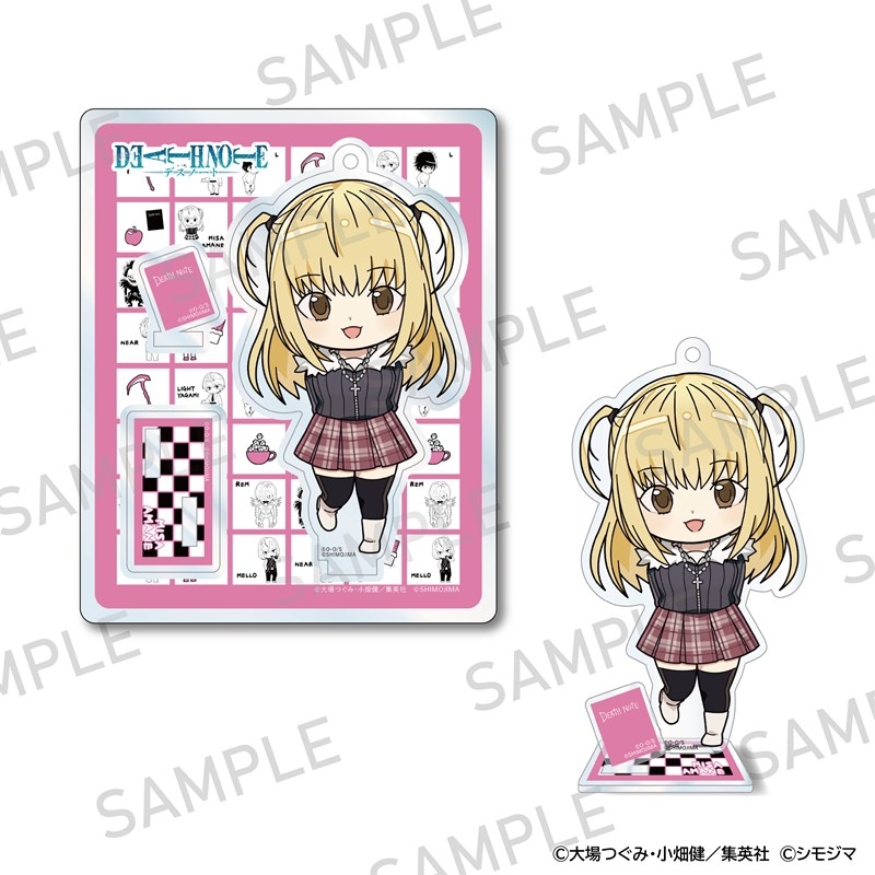 DEATH NOTE ちびキャラアクリルスタンド シモジマコラボver. 弥海砂 - official product image | AniSmile