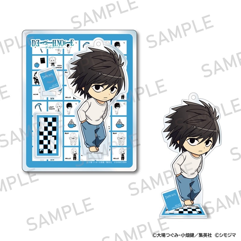 DEATH NOTE ちびキャラアクリルスタンド シモジマコラボver. L - 官方商品图片 | AniSmile