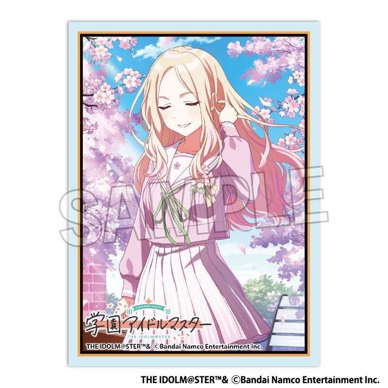 学園アイドルマスター イラストスリーブMAT 小さな野望 '25桜 十王星南 - AniSmile