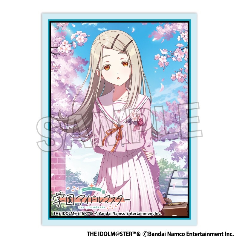 学園アイドルマスター イラストスリーブMAT 光景 '25桜 篠澤 広 - AniSmile