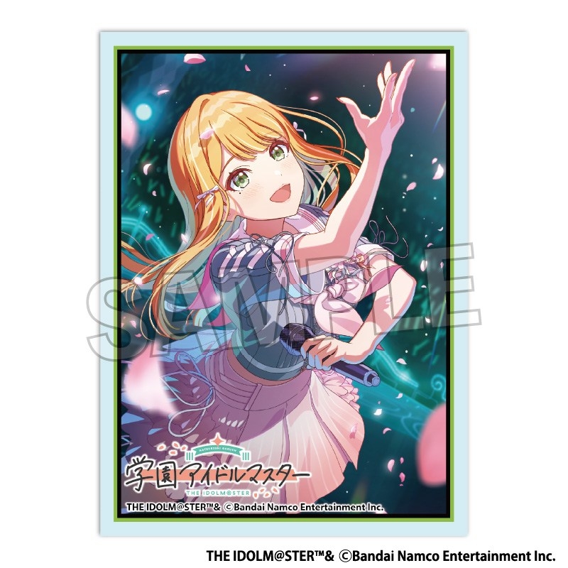 学園アイドルマスター イラストスリーブMAT 桜フォトグラフ 紫雲清夏 - AniSmile