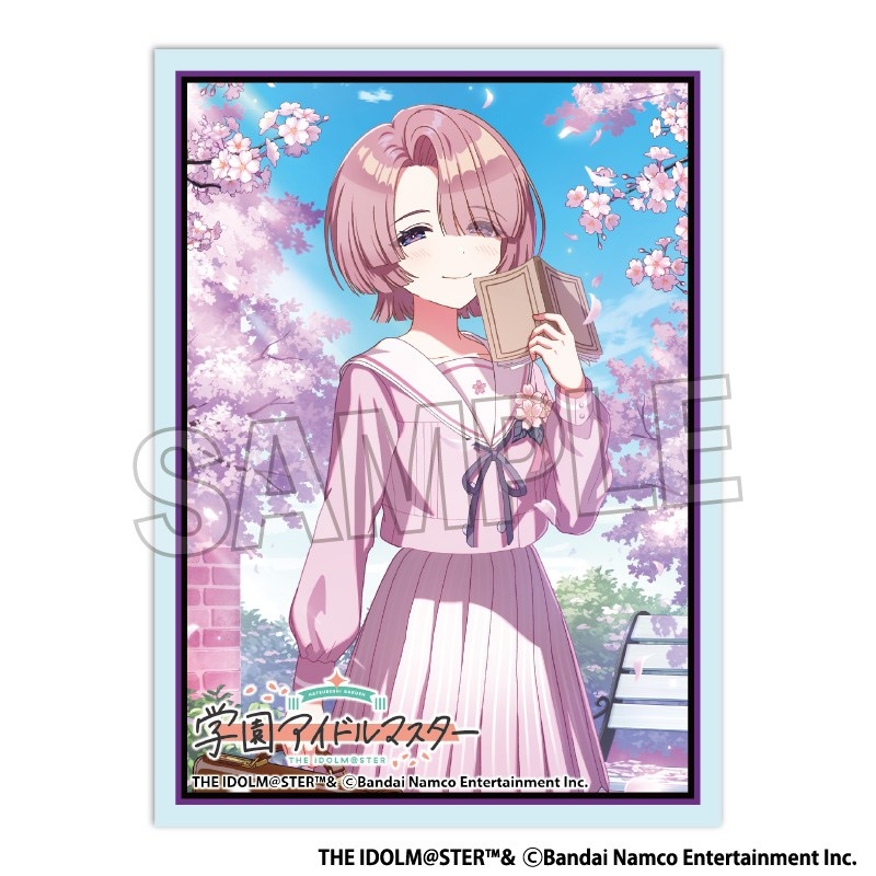 学園アイドルマスター イラストスリーブMAT Fluorite '25桜 有村麻央 - AniSmile