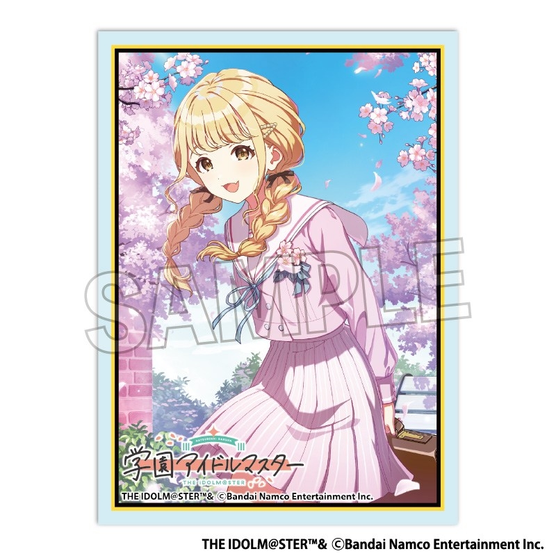 学園アイドルマスター イラストスリーブMAT 世界一可愛い私 '25桜 藤田ことね - AniSmile