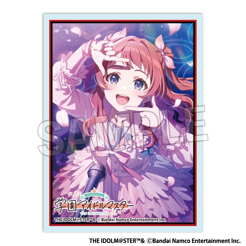 学園アイドルマスター イラストスリーブMAT 桜フォトグラフ 花海咲季 - AniSmile