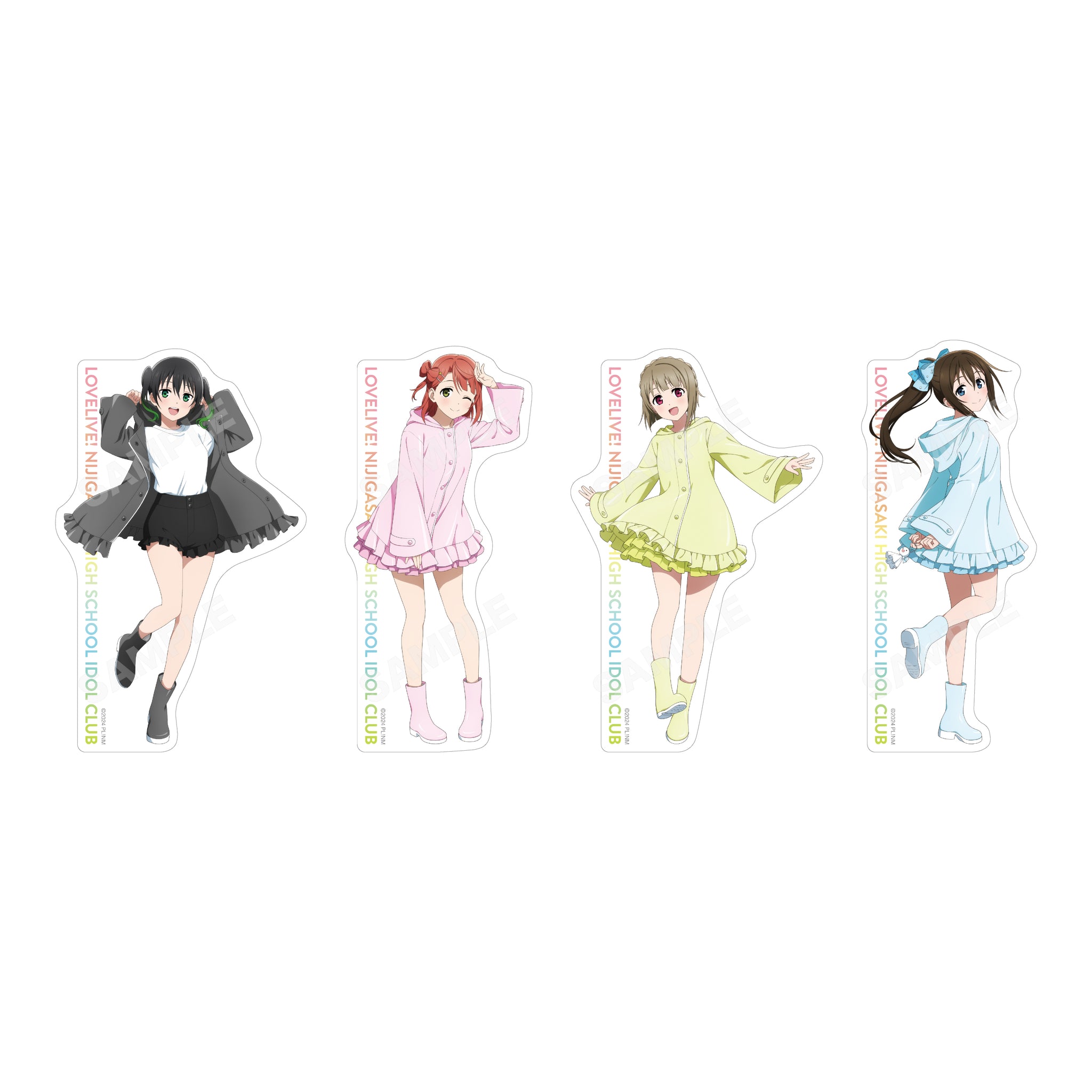 【ラブライブ!虹ヶ咲学園スクールアイドル同好会】レインコートver. ステッカー /A 全13種 Image 2 | AniSmile