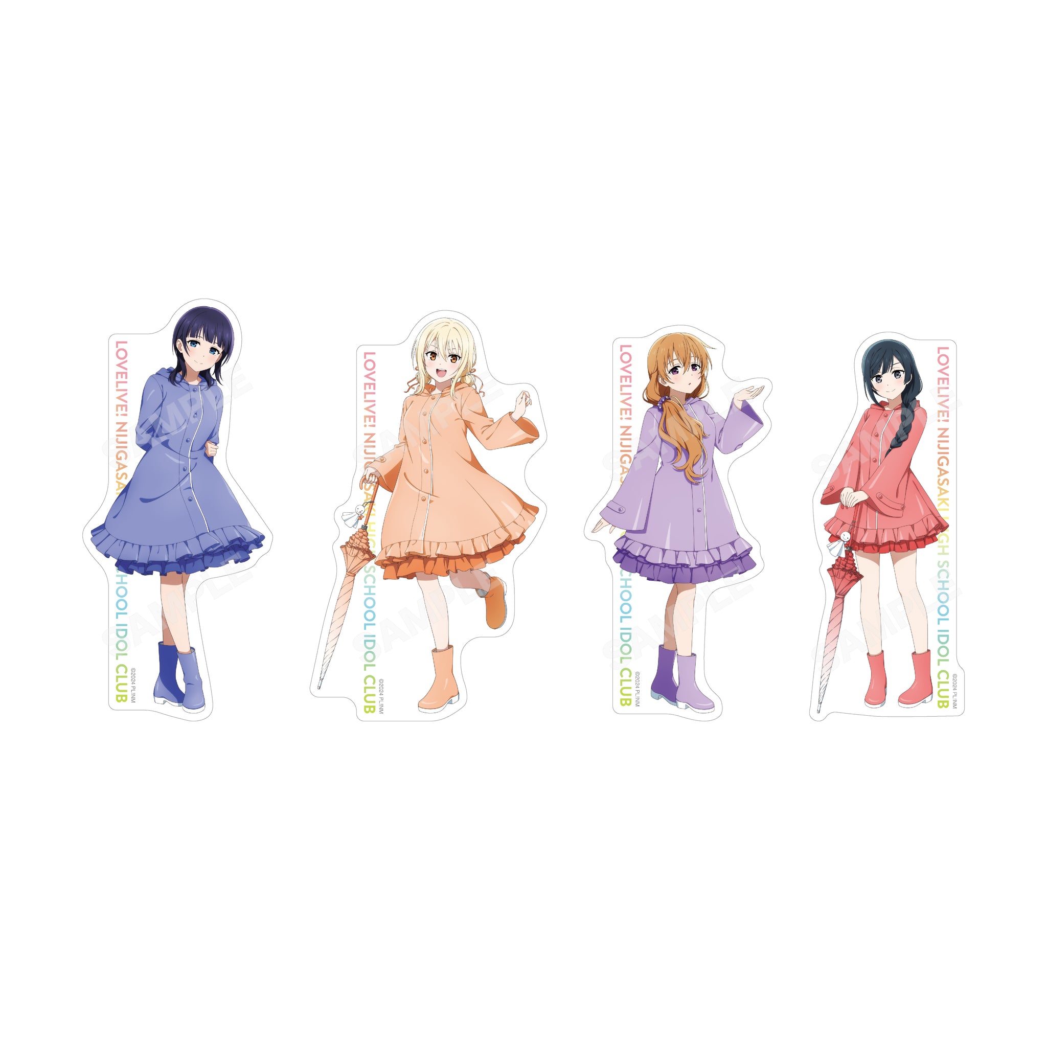 【ラブライブ!虹ヶ咲学園スクールアイドル同好会】レインコートver. ステッカー /A 全13種 Image 3 | AniSmile