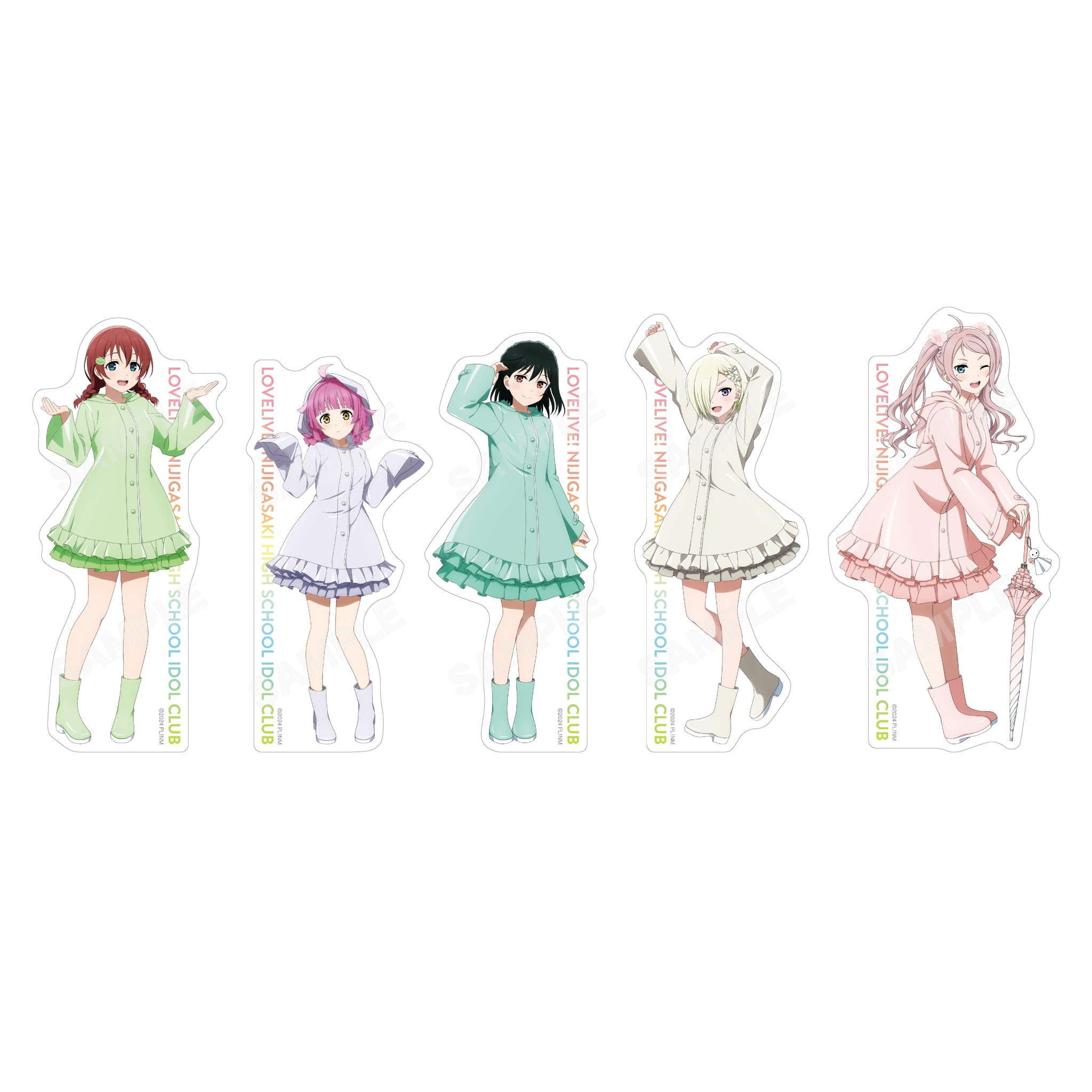 【ラブライブ!虹ヶ咲学園スクールアイドル同好会】レインコートver. ステッカー /A 全13種 Image 4 | AniSmile