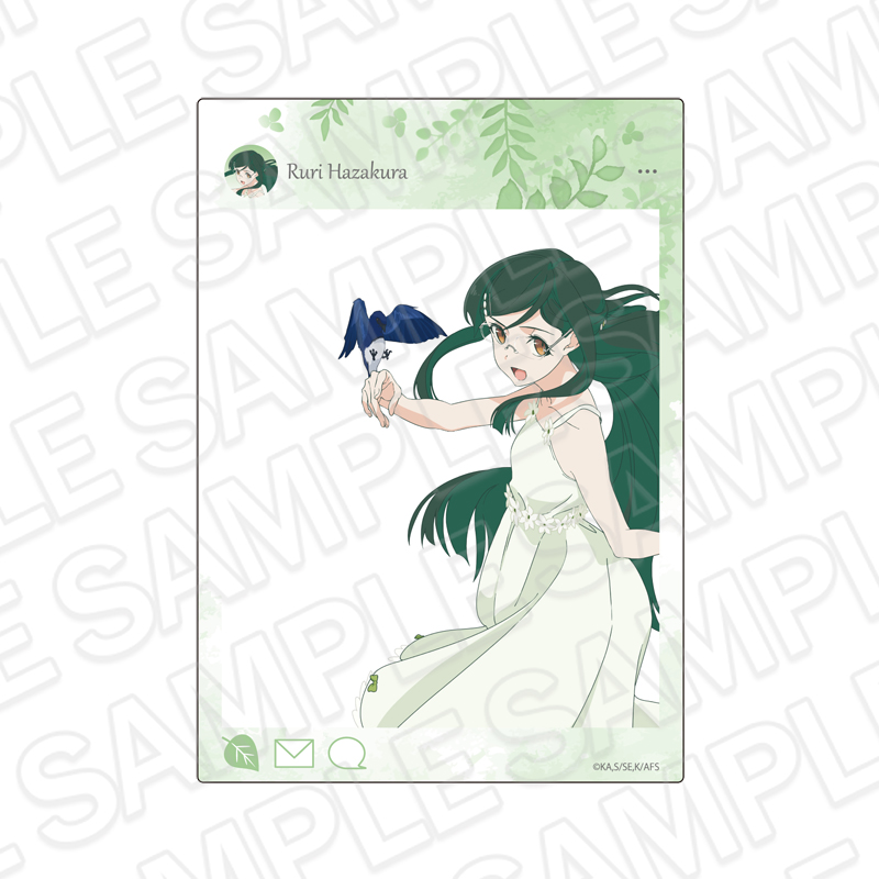春夏秋冬代行者 春の舞 SNS風アクリルフレーム 葉桜瑠璃 - AniSmile