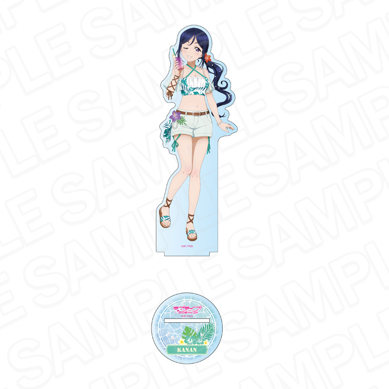 ラブライブ!サンシャイン!! デカアクリルスタンド 松浦果南 アロハ衣装 ver. - 公式商品画像 | AniSmile