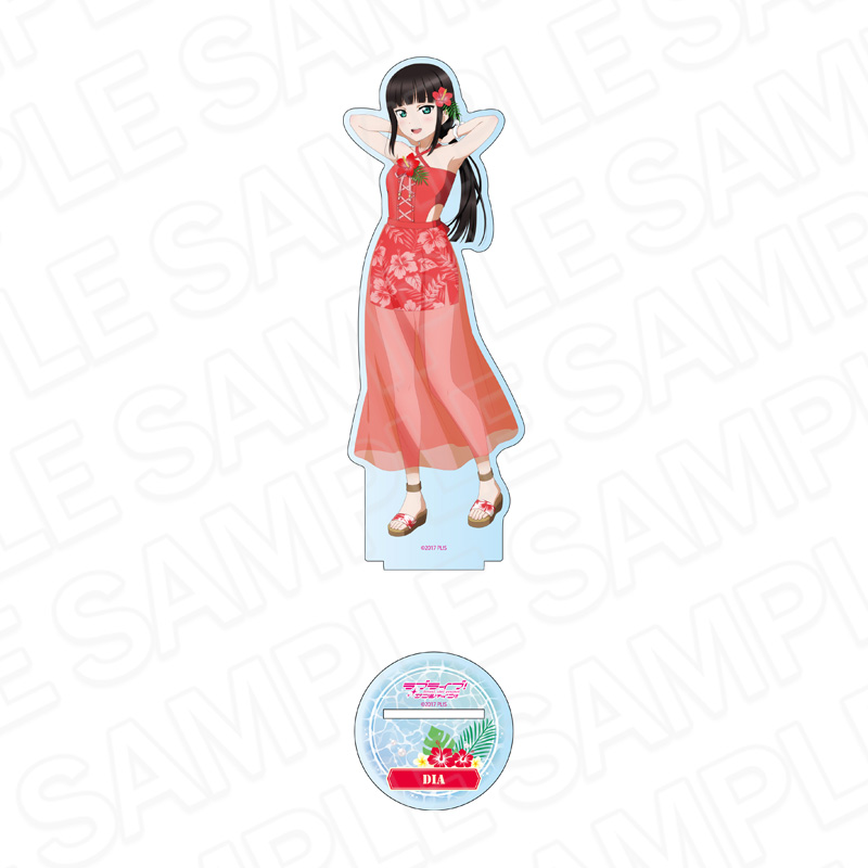 ラブライブ!サンシャイン!! デカアクリルスタンド 黒澤ダイヤ アロハ衣装 ver. - 公式商品画像 | AniSmile