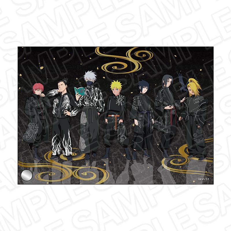 NARUTO-ナルト- 疾風伝 ミニアクリルアート ブラックコーデ ver. - AniSmile