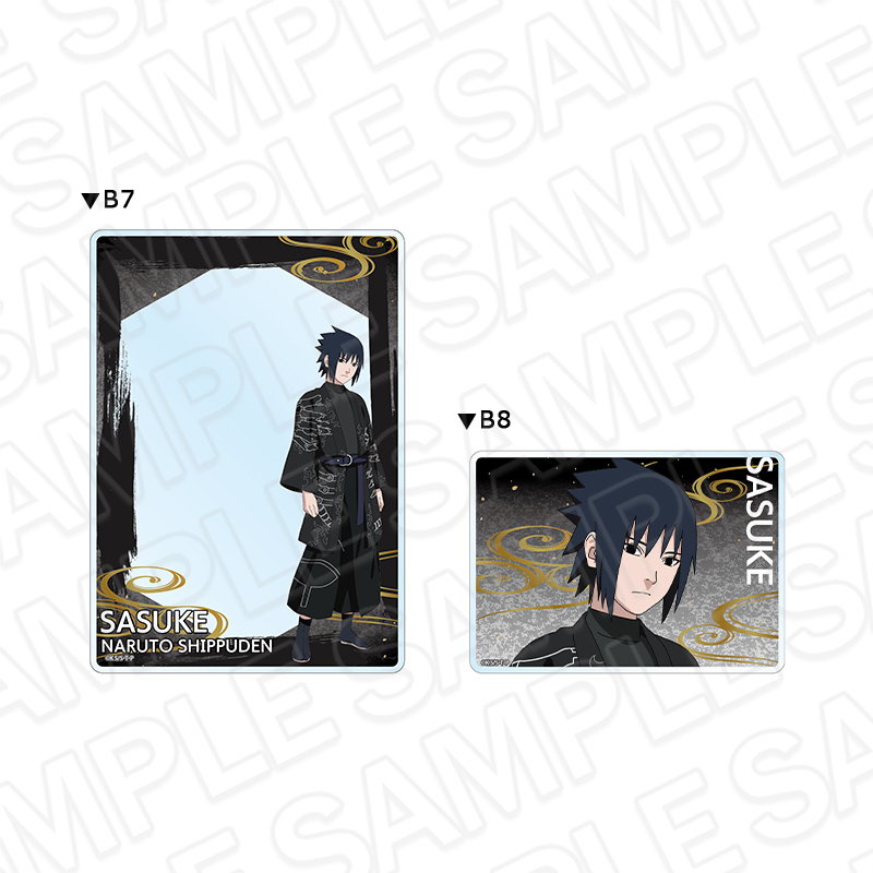 NARUTO-ナルト- 疾風伝 硬質カードケース うちはサスケ ブラックコーデ ver. - AniSmile
