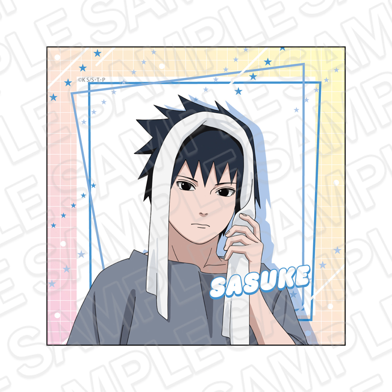 NARUTO-ナルト- 疾風伝 マイクロファイバー うちはサスケ モーニング ver. - AniSmile