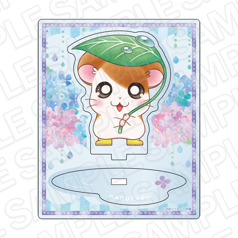 とっとこハム太郎 アクリルスタンド ハム太郎 あめの日 ver. - official product image | AniSmile