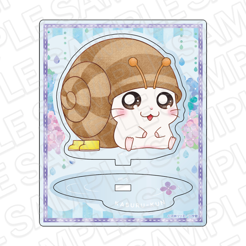 とっとこハム太郎 アクリルスタンド かぶるくん あめの日 ver. - official product image | AniSmile