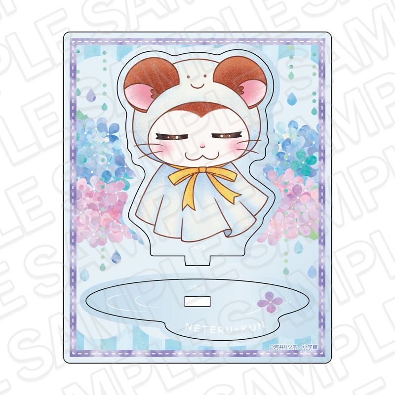 とっとこハム太郎 アクリルスタンド ねてるくん あめの日 ver. - official product image | AniSmile