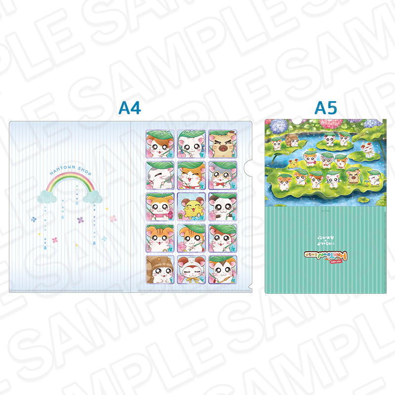 とっとこハム太郎 クリアファイルセット あめの日 ver. - 官方商品图片 | AniSmile