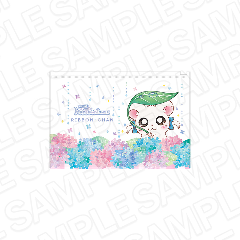 とっとこハム太郎 クリアポーチ リボンちゃん あめの日 ver. - 公式商品画像 | AniSmile