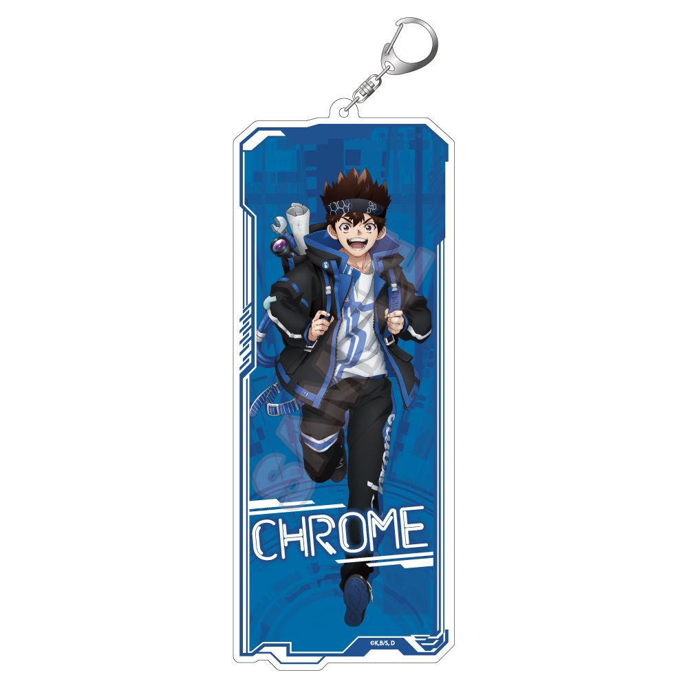 Dr.STONE サイバーパンク アクリルキーホルダーBIG クロム Image 2 | AniSmile
