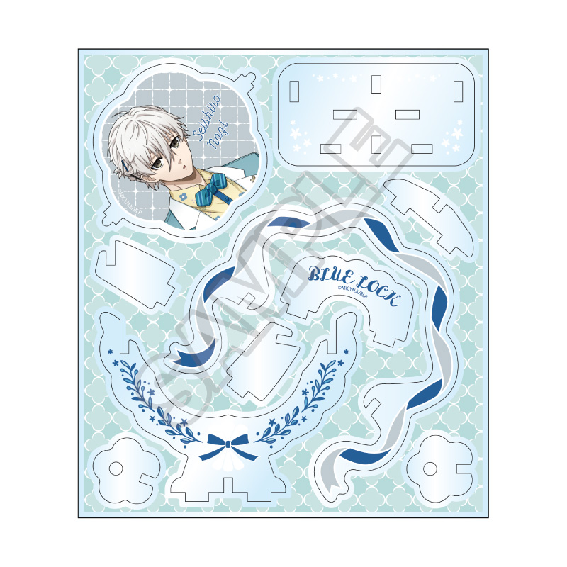 TVアニメ『ブルーロック』 ドレスコード【Blue】 ピルエットスタンド 凪&玲王 图片 2 | AniSmile