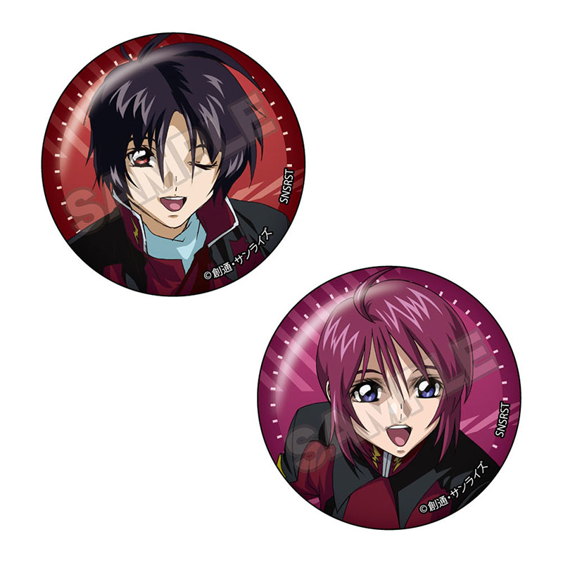 機動戦士ガンダムSEED DESTINY vol.3 ペア缶バッジ シン・アスカ&ルナマリア・ホーク - AniSmile