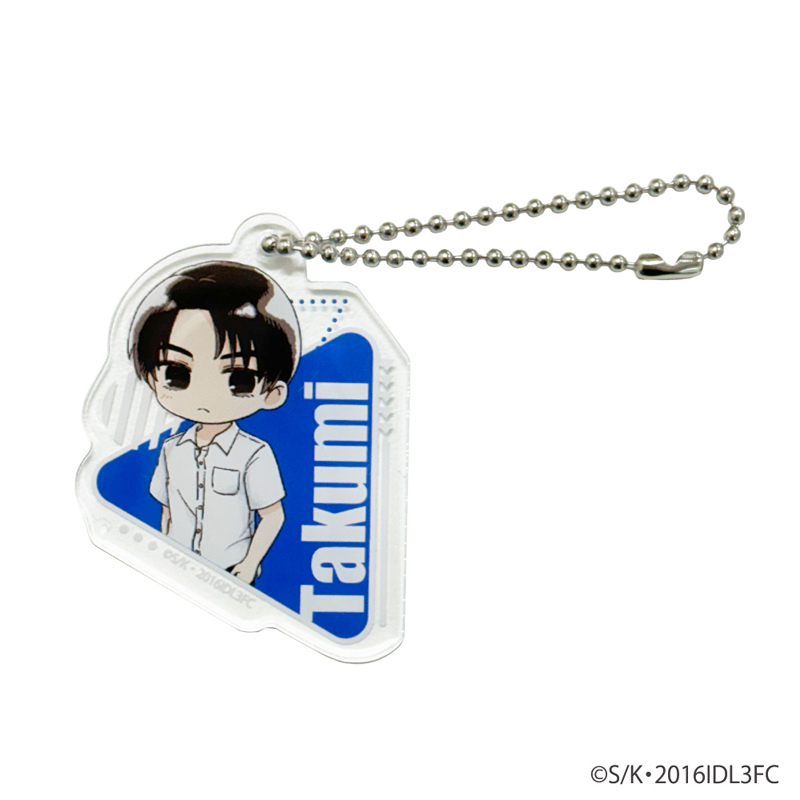 『新劇場版「頭文字D」Legend3-夢現-』 Sketchu! アクリルキーチェーン 藤原 拓海 制服 - official product image | AniSmile