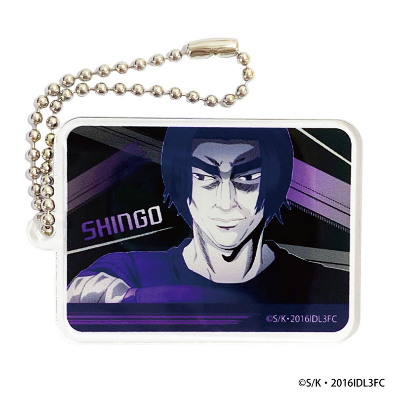 『新劇場版「頭文字D」Legend3-夢現-』 モノトーンアート アクリルキーチェーン 庄司 慎吾 - official product image | AniSmile