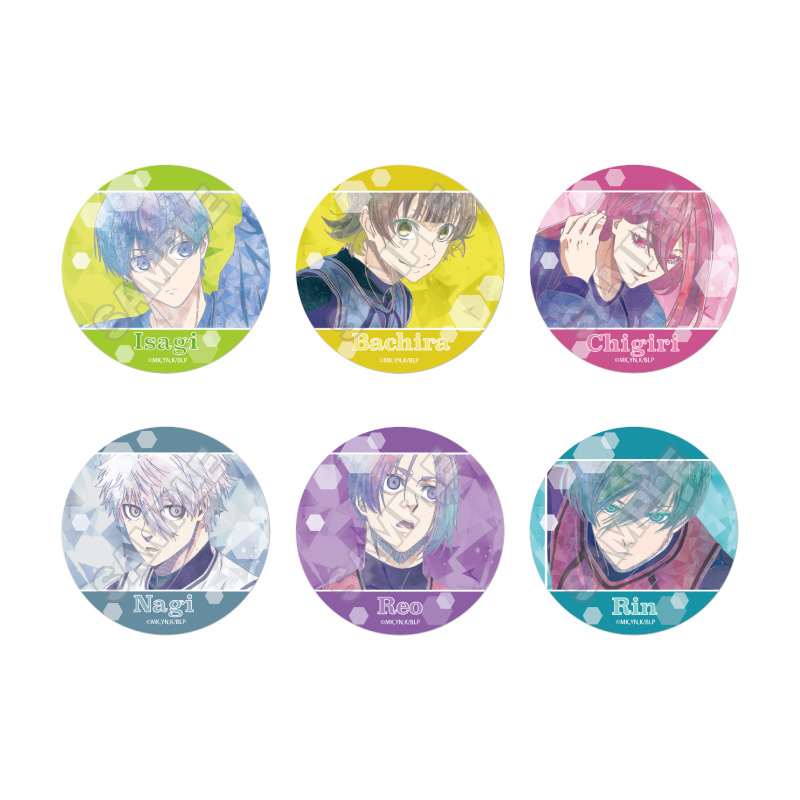 TVアニメ『ブルーロック』 Jewel Flash vol.2 缶バッジ※1BOX=6入 - AniSmile