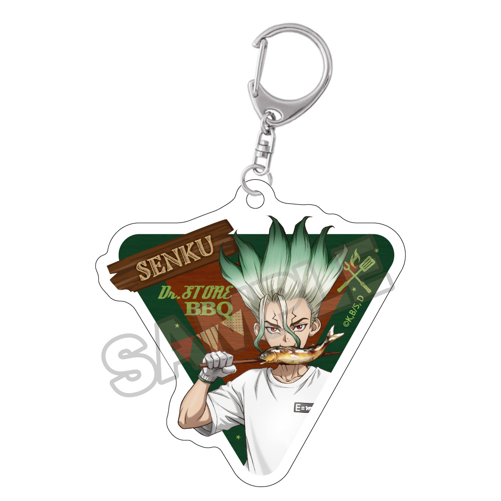 Dr.STONE バーベキュー アクリルキーチェーン 石神千空 Image 2 | AniSmile