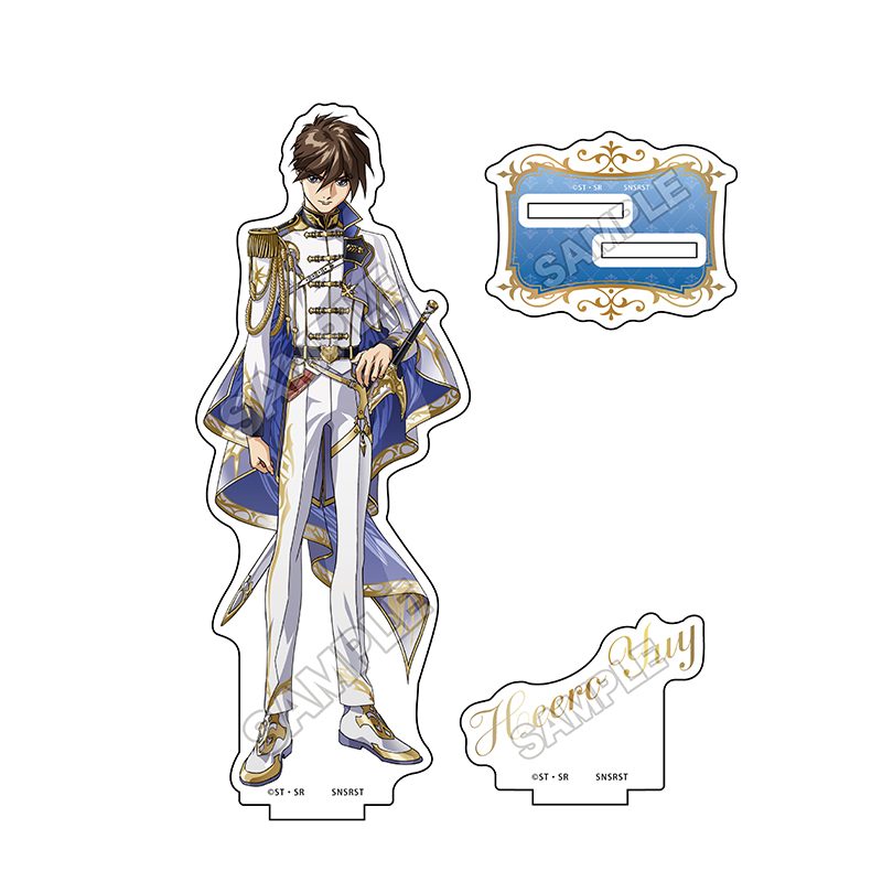 新機動戦記ガンダムW Knight Style アクリルスタンド ヒイロ・ユイ - official product image | AniSmile