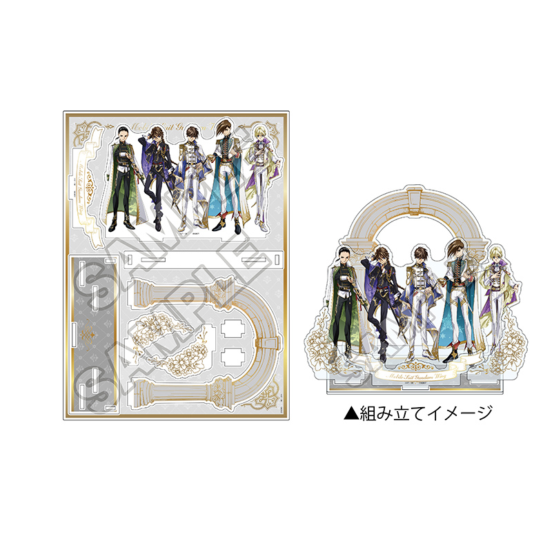 新機動戦記ガンダムW Knight Style アクリルスタンドジオラマ - official product image | AniSmile
