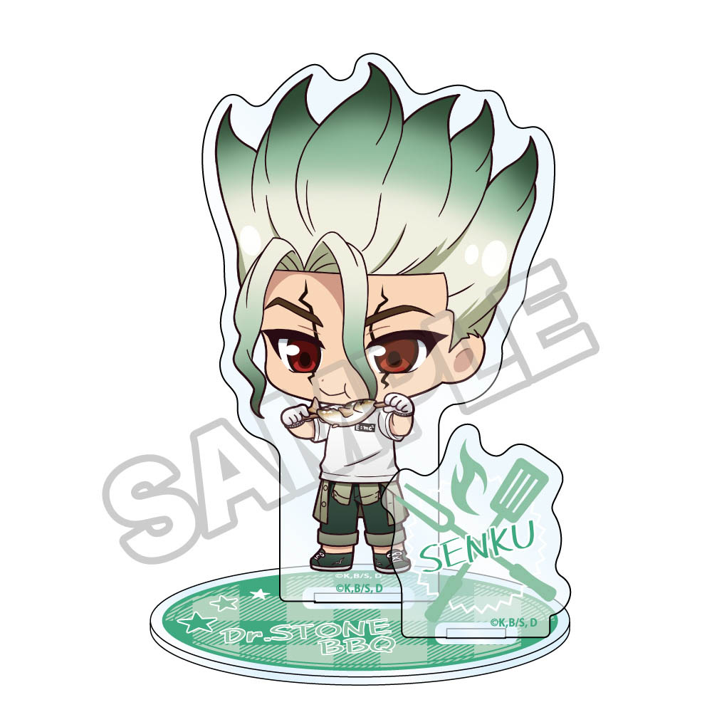 Dr.STONE ちびっつ! バーベキュー アクリルスタンドJr. 石神千空 图片 3 | AniSmile