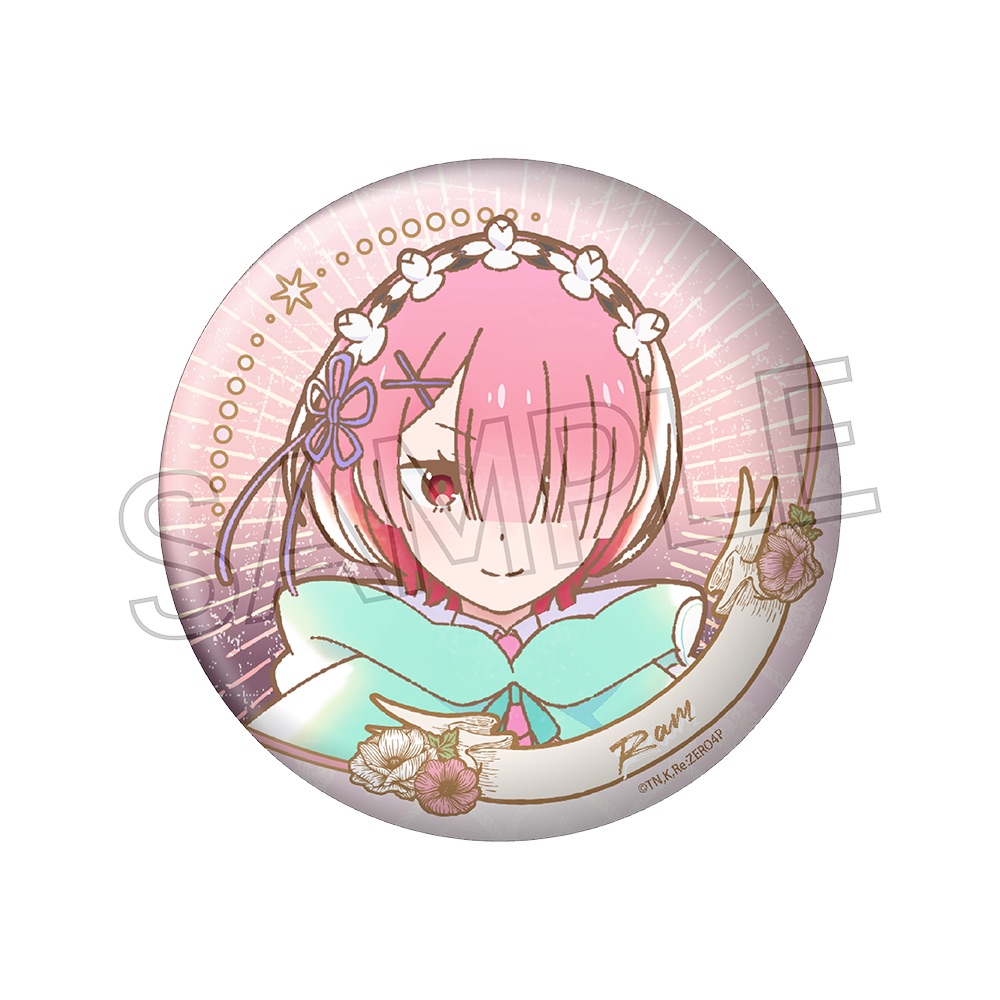 Re:ゼロから始める 異世界生活 ヴィンテージシリーズ 缶バッジ vol.2 ラム - AniSmile