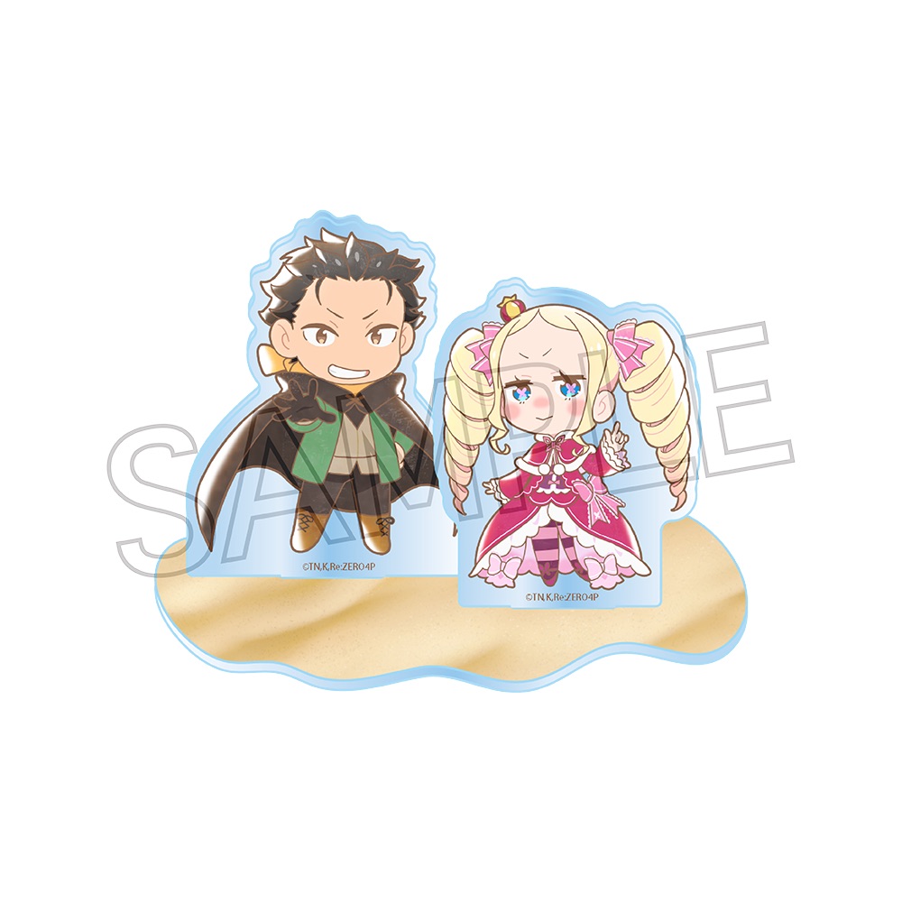 Re:ゼロから始める 異世界生活 ミニキャラアクリルスタンド スバル&ベアトリス - AniSmile