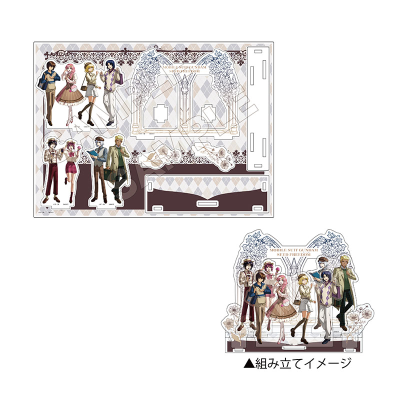 機動戦士ガンダムSEED FREEDOM preppy style アクリルスタンドジオラマ - AniSmile