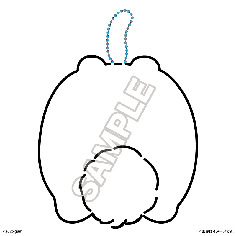 ポメトーン ぬいぐるみマスコット へそ天 - official product image | AniSmile